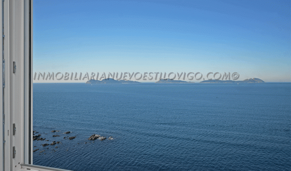Apartamento de dos dormitorios con espectaculares vistas a las islas Cíes, Isla de Toralla-Vigo_zona playas