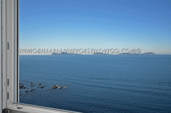 Apartamento de dos dormitorios con espectaculares vistas a las islas Cíes, Isla de Toralla-Vigo_zona playas